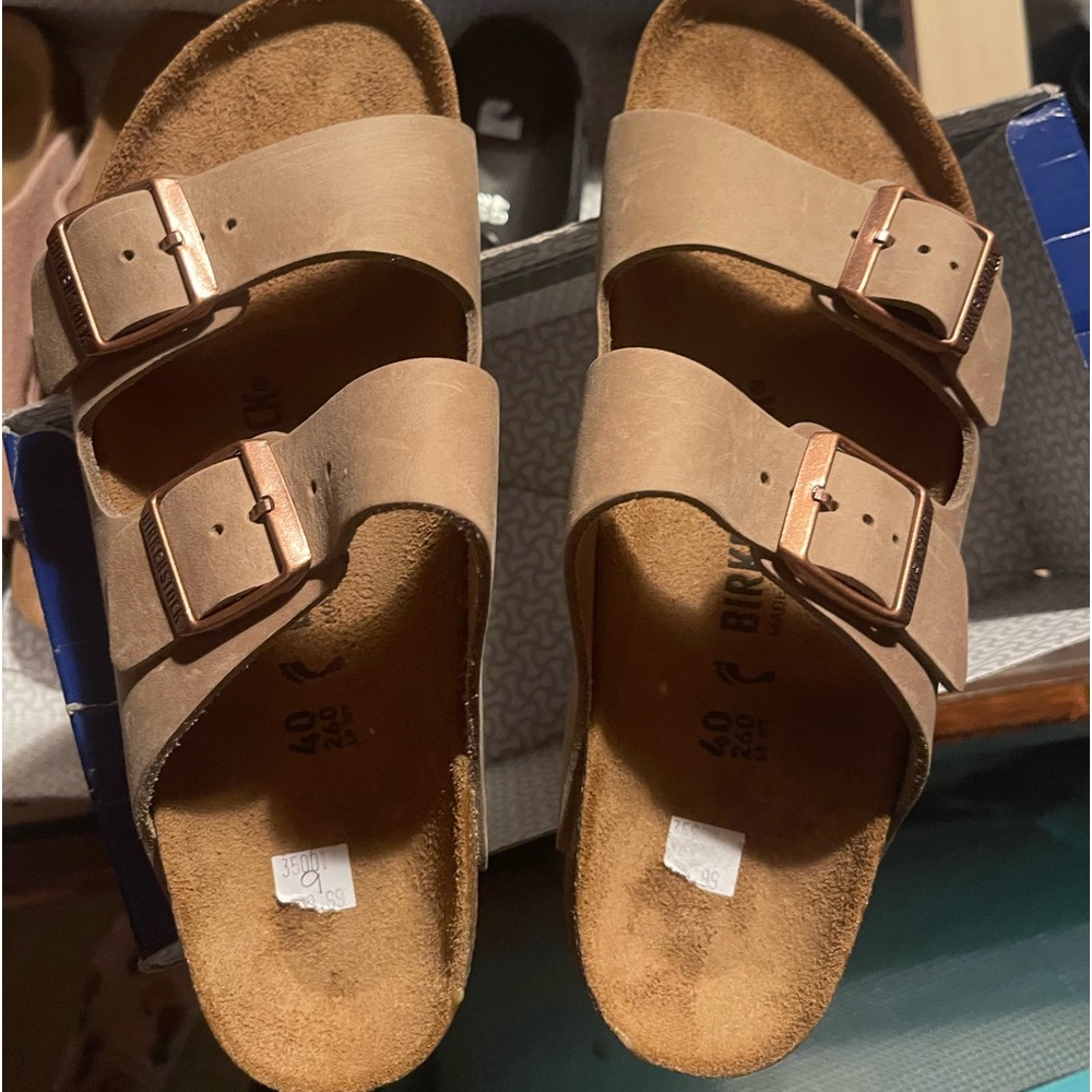 Tobacco brown Birkenstock 40/9